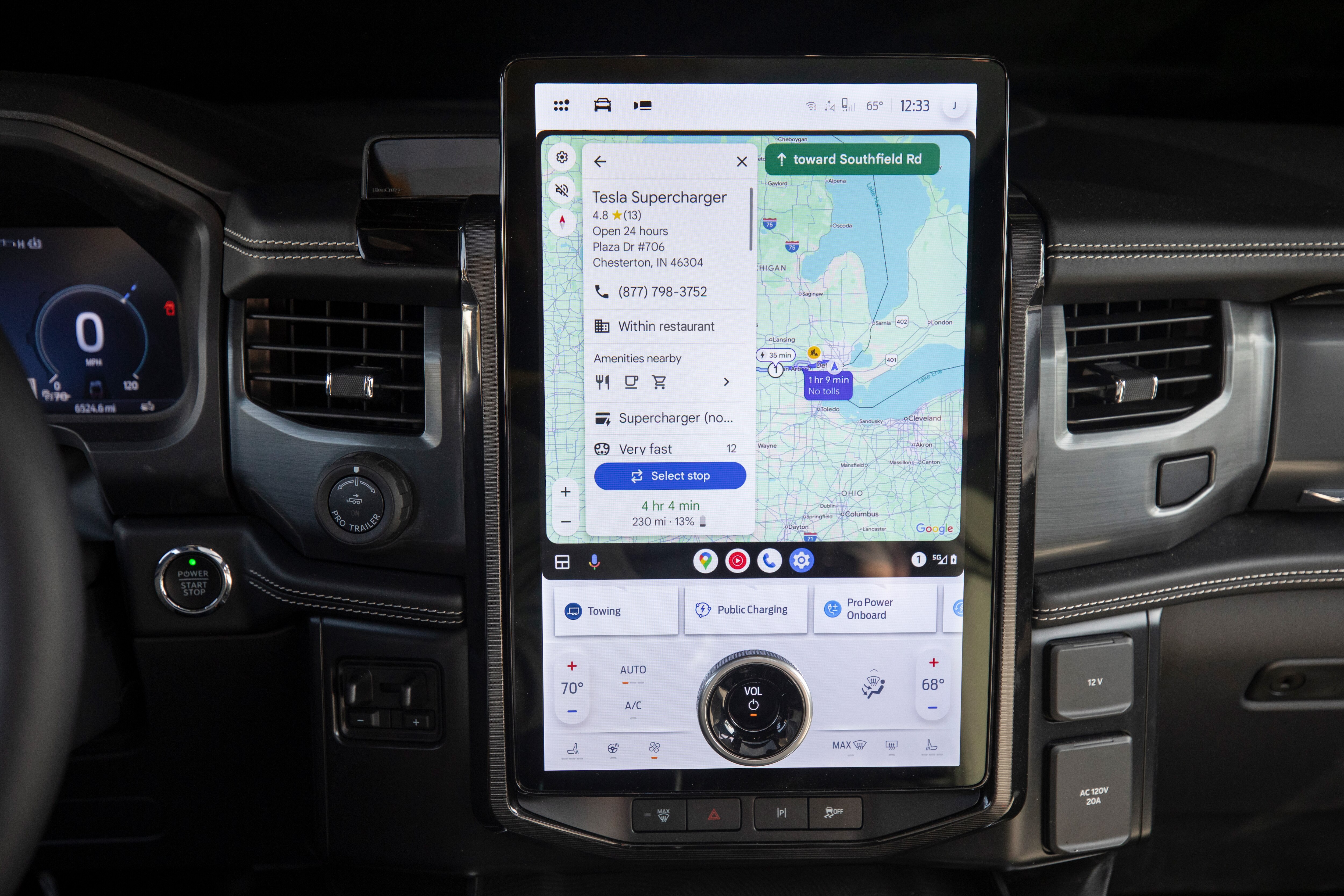 Ford is rolling out a software update to Ford F-150 Lightning  electric vehicle that enables EV routing for Google Maps through Android Auto.